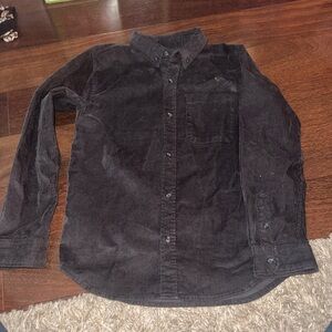 Old Navy Gray Corduroy Shirt